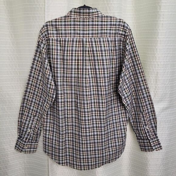 TOMMY HILFIGER Slim Fit Shirt Plaid Button Down Men's M - Picture 5 of 11